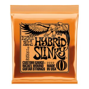 Encordoamento Ernie Ball Hybrid Slinky Guitarra Níquel