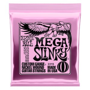 Encordoamento Ernie Ball Mega Slinky Guitarra Níquel 10.5-048