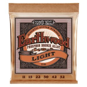 Encordoamento Ernie Ball Earthwood Violão Aço Phosphor Bronze 11-052