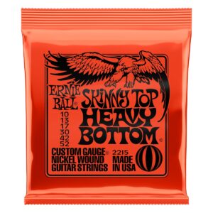 Encordoamento Ernie Ball Skinny Top Heavy Bottom Guitarra 10-052
