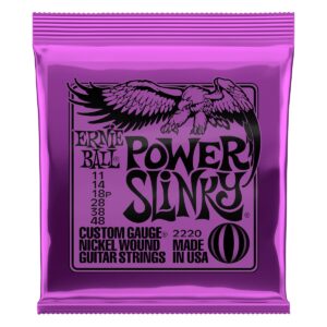 Encordoamento Ernie Ball Power Slinky Guitarra Níquel 11-048