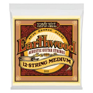 Encordoamento Ernie Ball Earthwood Violão Aço 12 Cordas Bronze 80/20 11-052
