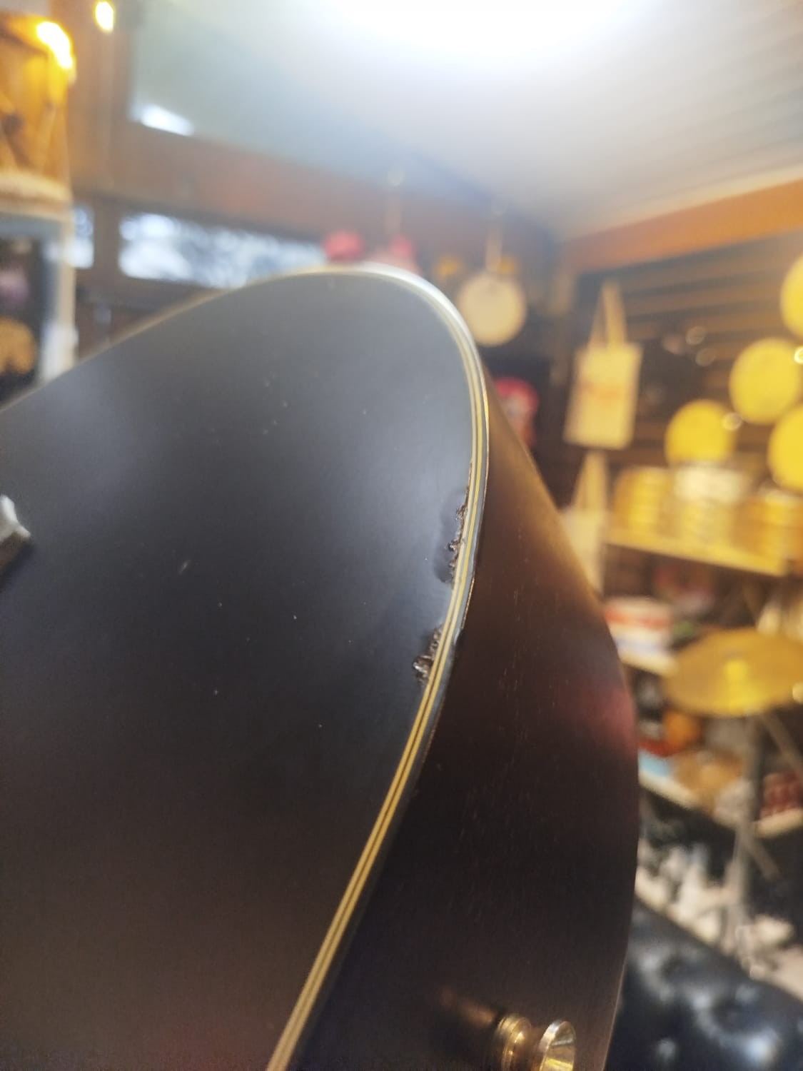 Violão Washburn Apprentice G-Mini 5 AGM5BMK Aço Preto Fosco 7/8 - Imagem 6