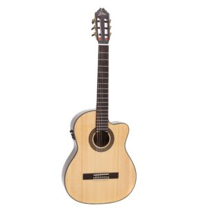 Violão Eletroacústico Clássico Zellmer Primevo Spruce Cutaway Brilhante com Bag