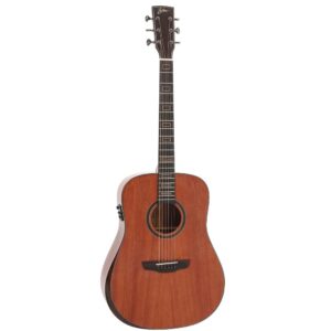 Violão Eletroacústico Folk Zellmer Provenance Mahogany Sólido Brilhante com Bag