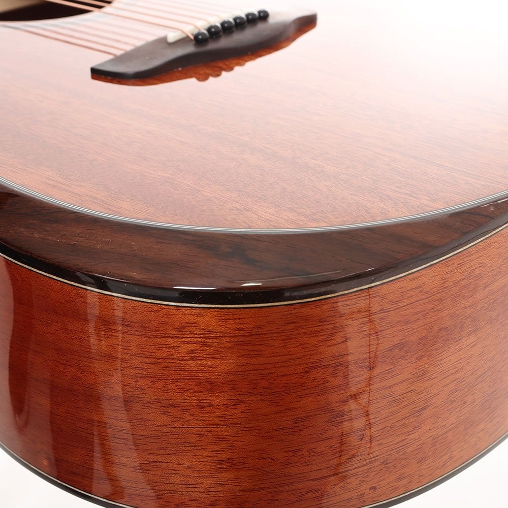 Violão Eletroacústico Folk Zellmer Provenance Mahogany Sólido Brilhante com Bag - Imagem 2
