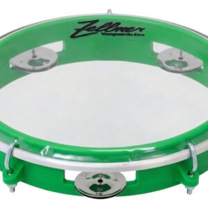 Pandeiro Vanguarda Eco 8" ABS Verde Pele Transparente