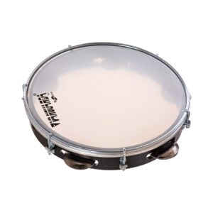 Pandeiro Vanguarda 10" ABS Preto Pele Leitosa